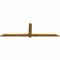 Ekena Millwork Eugene Rough Sawn Timber Gable Bracket, Western Red Cedar, 84"W x 24"H x 2"D x 4"F, 7/12 Pitch GBW084X24X0204EUG00RWR - alternate 3
